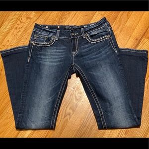 Miss Me Style #JE5440F3L Flare Leg Jeans Size 29